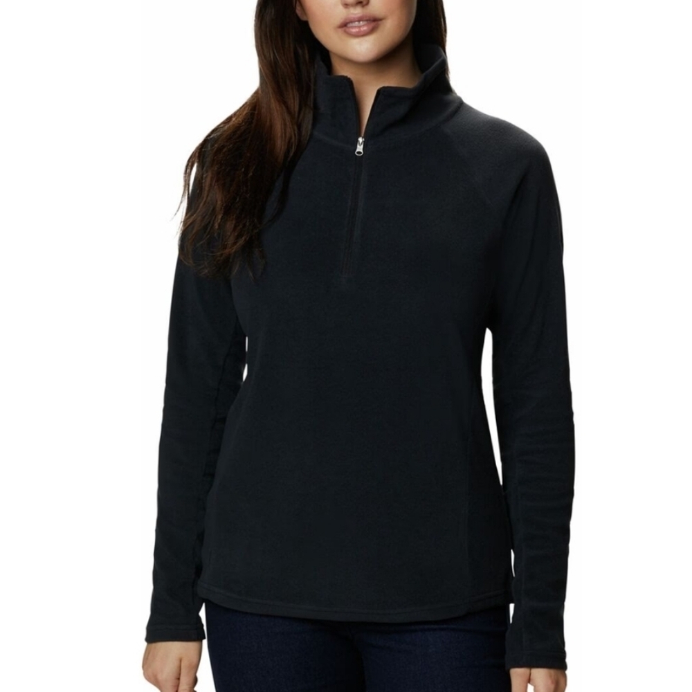 Columbia Women's Black Quarter-Zip Fleece Size XL